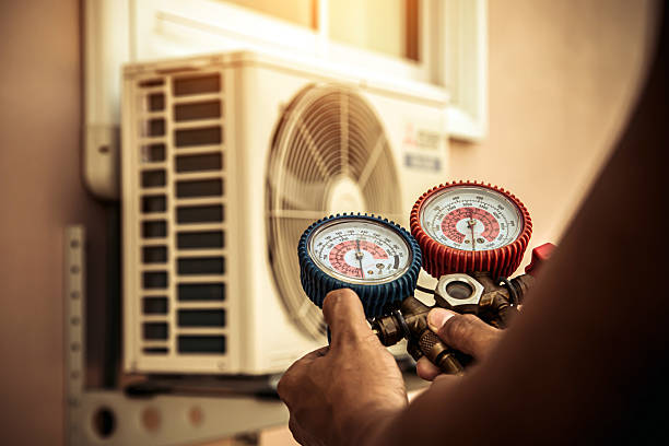 Professional Hvac technician working in Sublette, IL